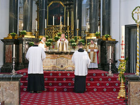 Diakonenweihe im Fuldaer Dom (Foto: Karl-Franz Thiede)